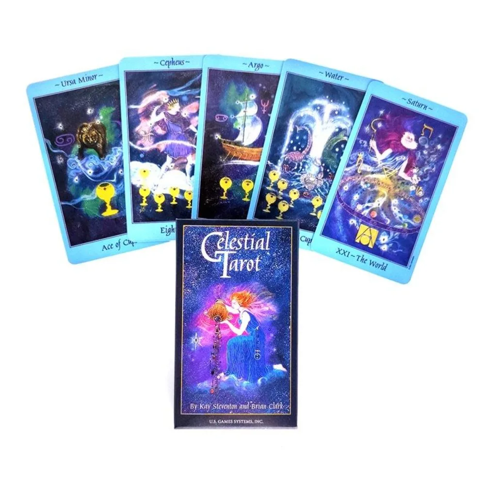 Wersja angielska Karty wróżbiarskie Celestial Tarot