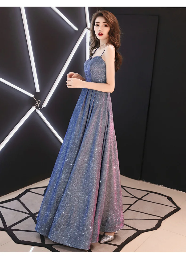 

Женское облегающее длинное вечернее платье со звездами на день рождения, новое осеннее платье со средней талией и глубоким V-образным вырезом Ne Svel