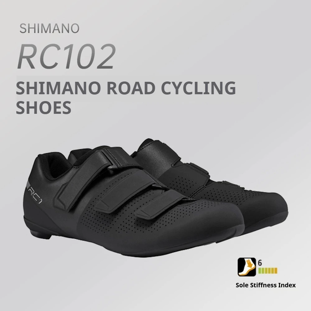 SHIMANO RC102 Road Cycling Shoes SPD-SL Cleats Compatible Professional Road Bike Lock Shoes Men Women Bicycle Riding Shoes