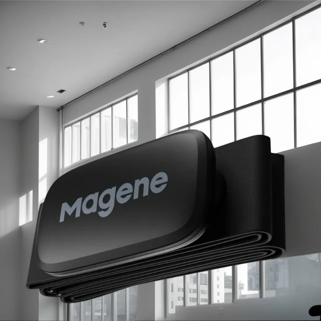 Magene 心拍数モニター - 自転車/スポーツ用 Bluetooth/ANT+ チェストストラップセンサー (デュアルモード)
