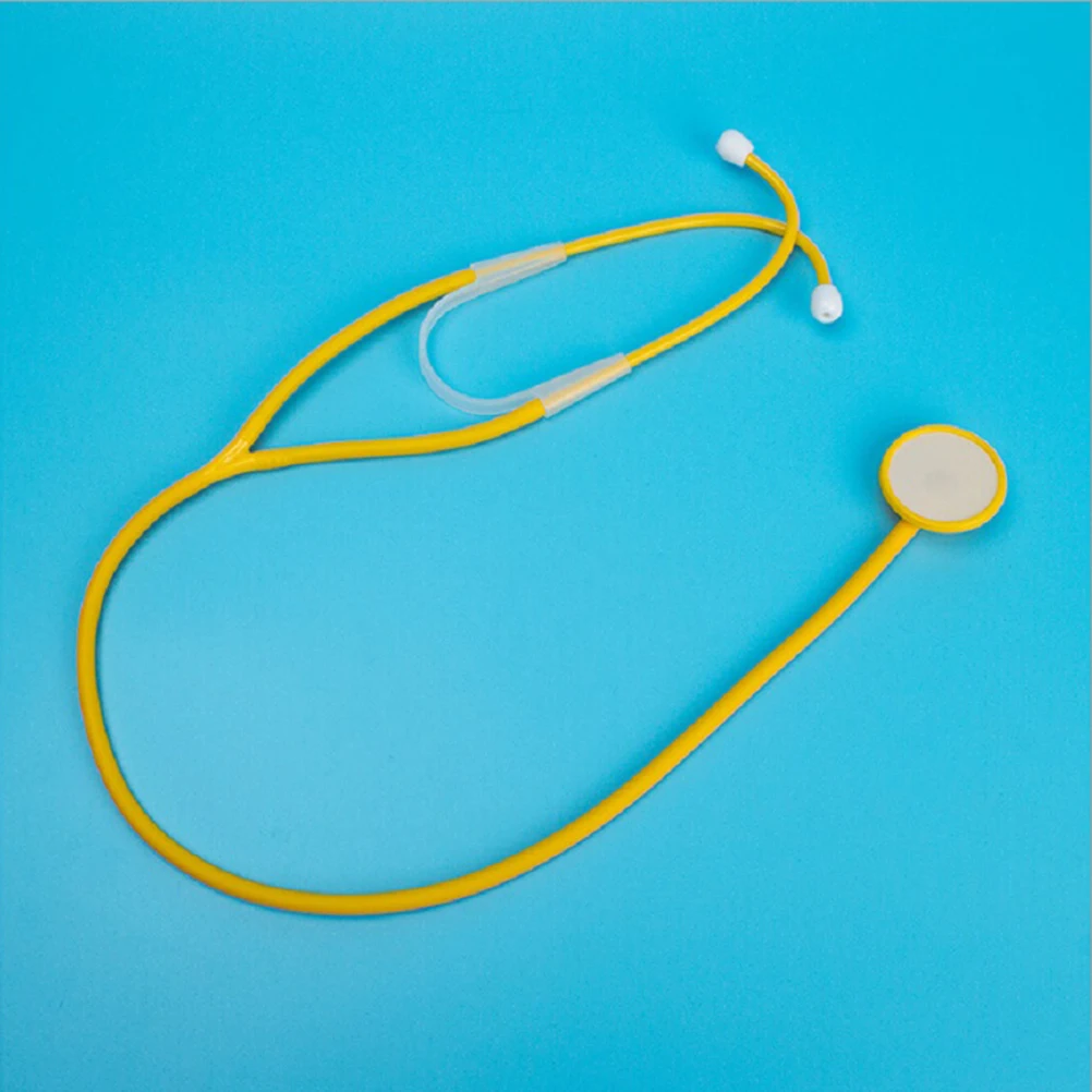 

Plastic Stethoscope For Kids Medical Playset Costume Party Props Lightweight Doctor Simulation Red Favorable Accessory