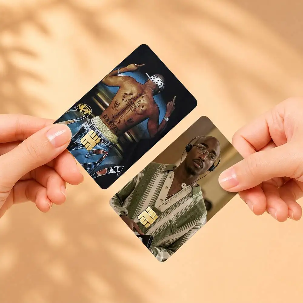 Tupac Shakur Rap Rapper Sticker Film Tape Skin for Credit Card Debit Card Waterproof Stickers