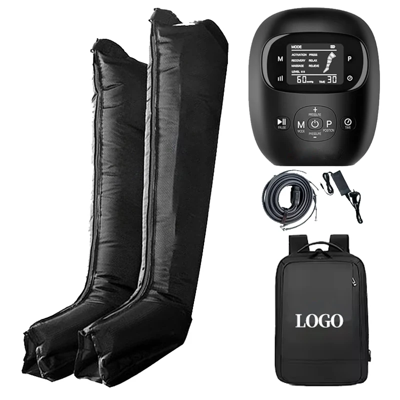 

Professional Sequential Air Compression Leg Massager Improved Sports Recovery System for Lymphatic Drainage Circulation