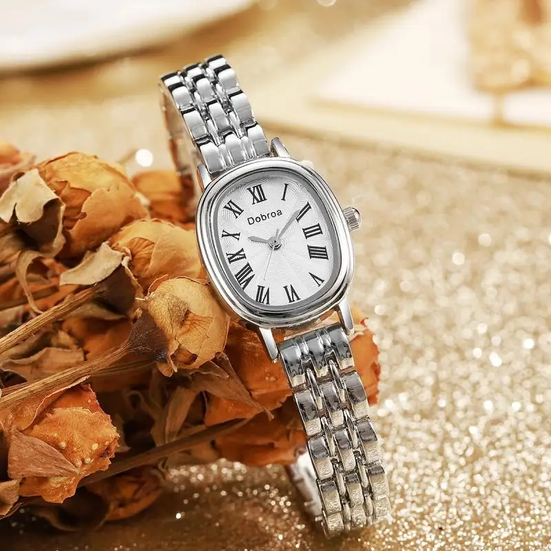oman numerals, simple and delicate steel strap watch chain, watch for festivals, gatherings, self wearing gifts, excellent items