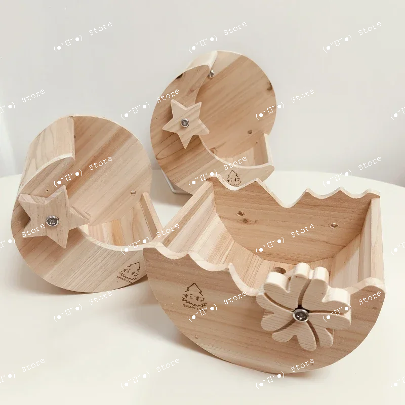 

Домик для хомяков, белок, морских свинок и других мелких животных из цельного бамбука, клетка для мелких животных, товары для ландшафтного дизайна, гнездо для мелких питомцев