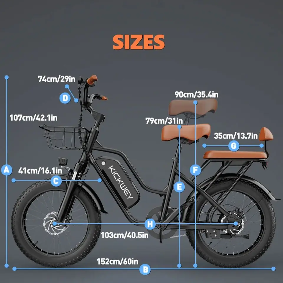 Electric Bike for Adults 20'' 1500W Peak Ebike Up to 50 Miles 32MPH Electric Mountain Bike 48V 20AH Removable Battery UL2849 image 3