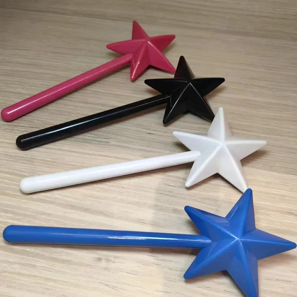 Barra de estrella de hadas de 1/3 agujeros, salero y pimienta, varita mágica, dispensador de especias, botella creativa bonita para Control de sal de cocina