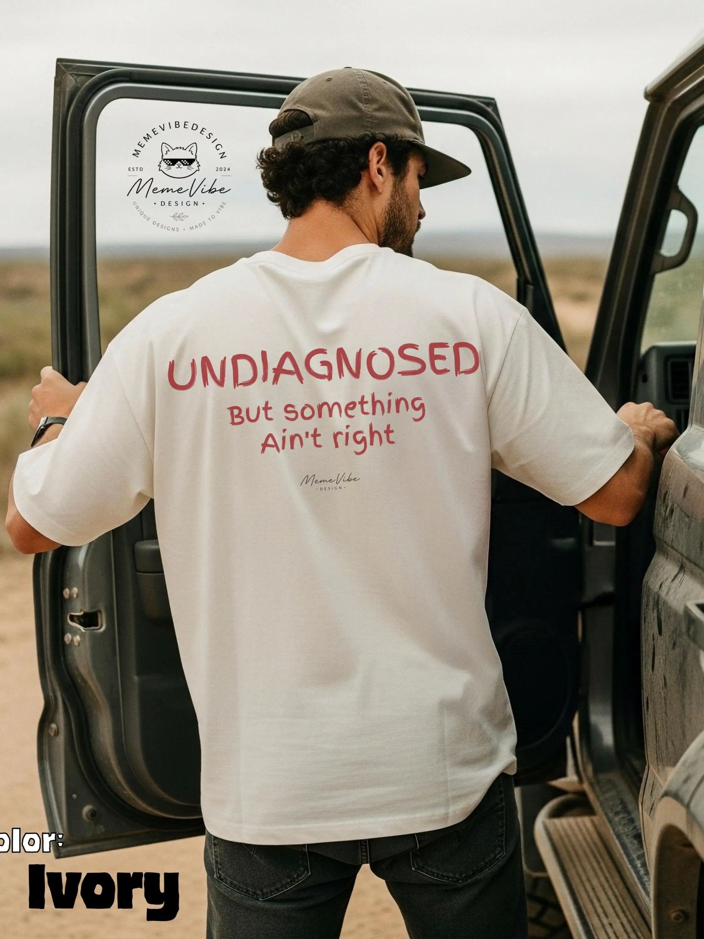 Undiagnosed But Something Ain't Right T-shirt | Comfort Colors Funny Joke Shirt Edgy Humor Y2K Gag Gift Shirt Mental Health Tee