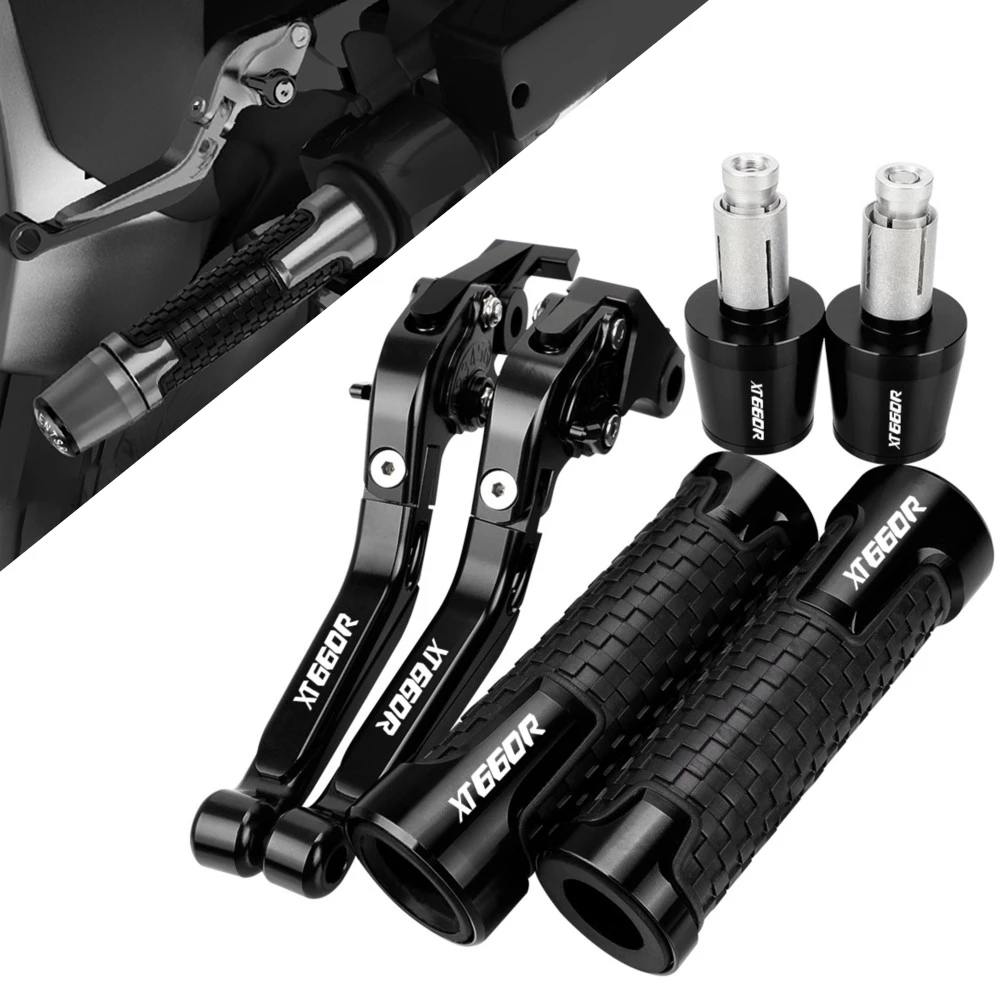 

For YAMAHA XT660 XT 660 R XT660R 2004 -2023 Motorcycle Accessories Extendable Adjustable Brake Clutch Levers Handlebar Grips End