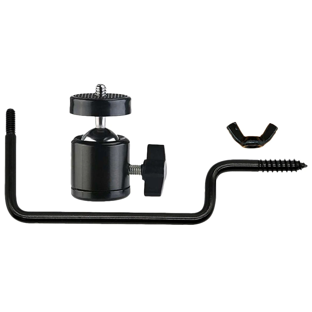 

Trail Camera Stand Bracket 360 Degree Rotation Adjustable Angle Outdoor Gardening Hook Game Mount Tree Stake Holder Heavy