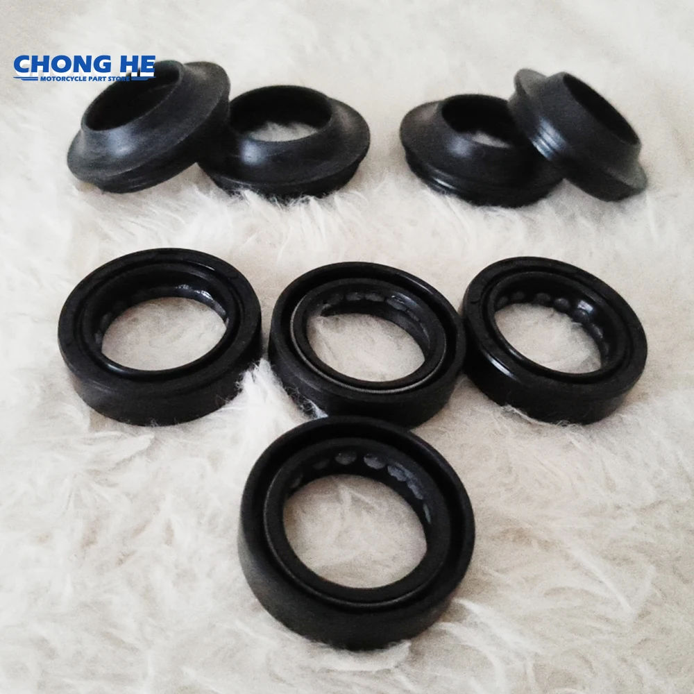 

2/4/8/16pc For Honda CRF100F CRF80F CRF70F CB125S XR70R XR80R XR75 XR100R 27x39x10.5 Front Fork Damper Oil Seal 27x39 Dust Seal