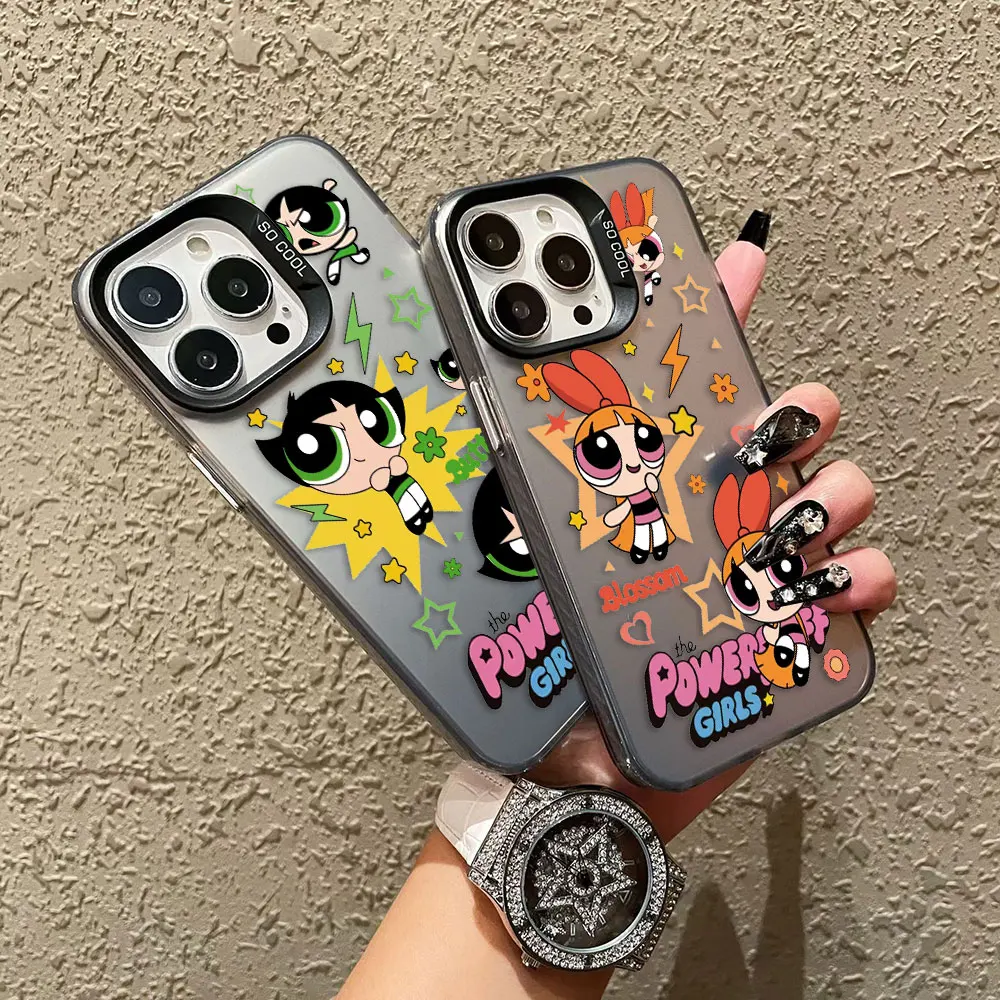 Cartoon The P-Powerpuff Girls Cover Phone Case For OPPO REALME 13 12 11 10 9 9I 8 8IC65 C63 C53 C35 C33 C31 C21Y Hard Case Funda