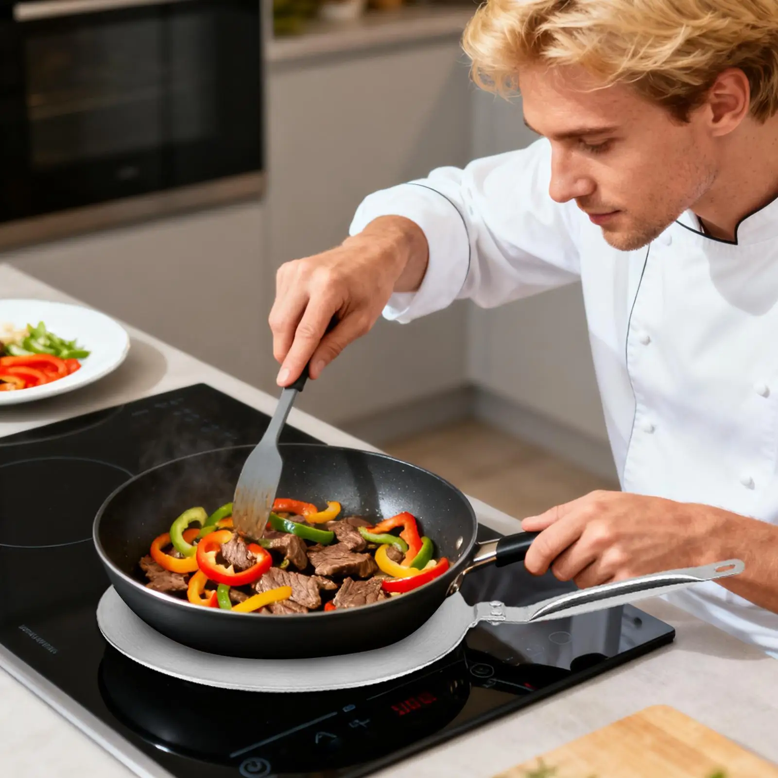 Induction Adapter Cooking Simmer Disk Heat Diffuser Induction Cooktop Adapter For Apartment Home Dorm Small Space Beginners