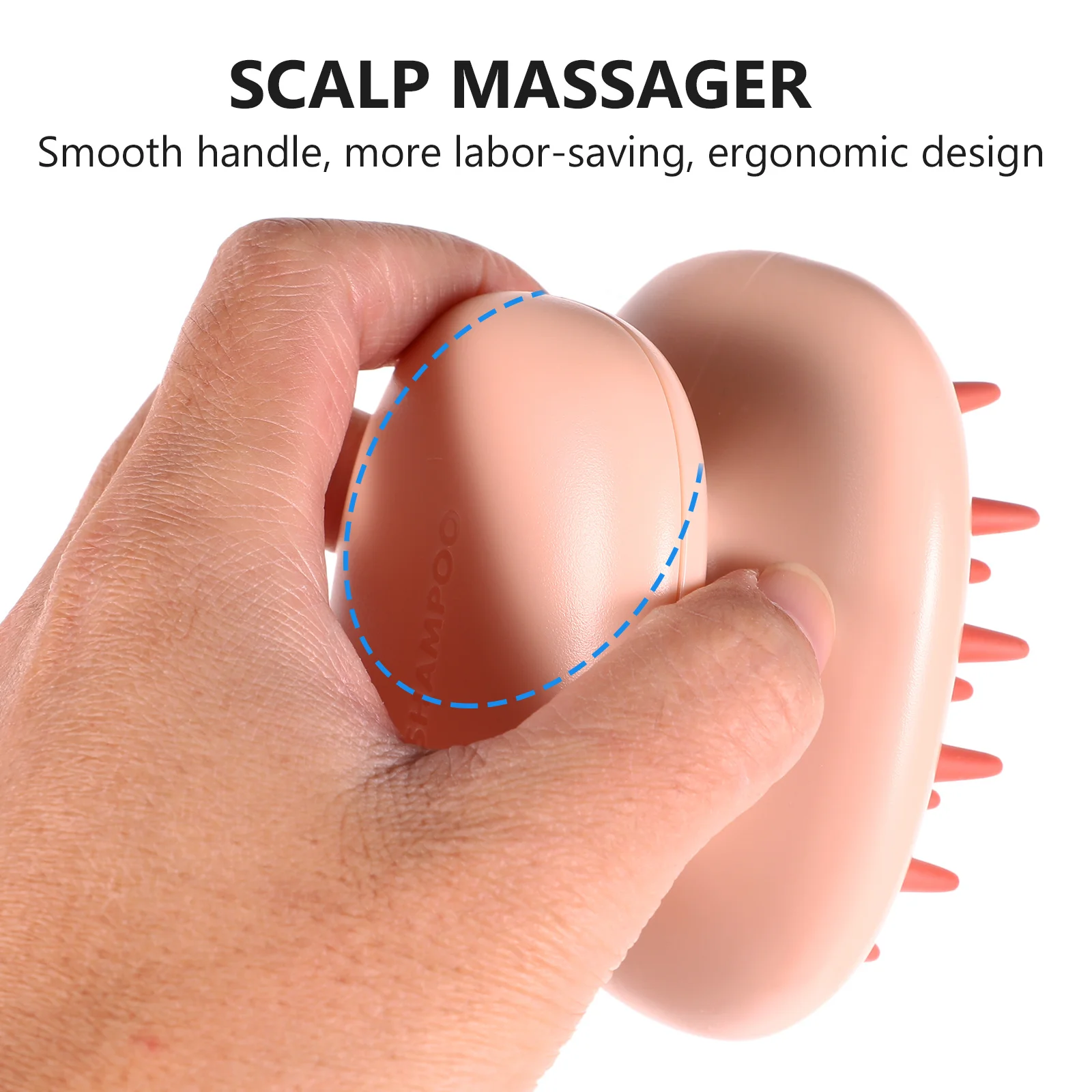 

Шампунь для кожи головы, массажер-щетка двойного назначения, влажное и сухое очищающее средство для кожи головы, стимулирует поток крови, удаляет лишнее масло, ручная щетка для душа