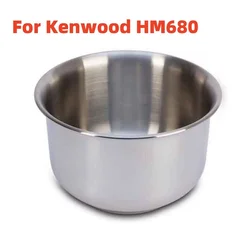 For Kenwood HM680 chef prospero metal robot bowl, for Kenwood HM680 Mixing Bowl, Stainless Steel Bowl Chef Accessories