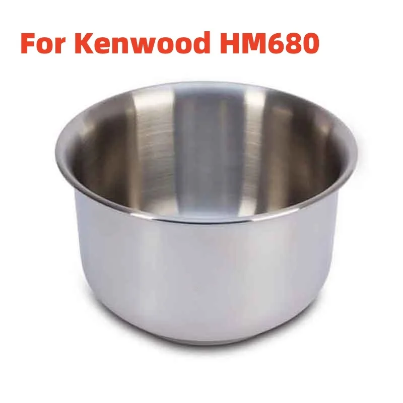 For Kenwood HM680 Chef Prospero Metal Robot Bowl, for Kenwood HM680 Mixing Bowl, Stainless Steel Bowl Chef Accessories