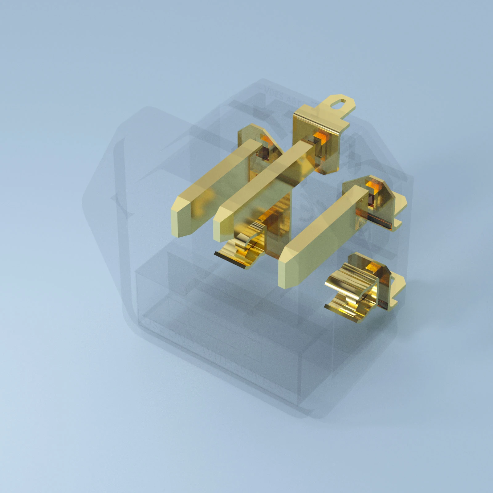 Monosaudio IF76 Pure Copper Rhodium /24K Gold Plated IEC AC Power Cable Audio Inlet Input Socket Solder HIFI with Fuse