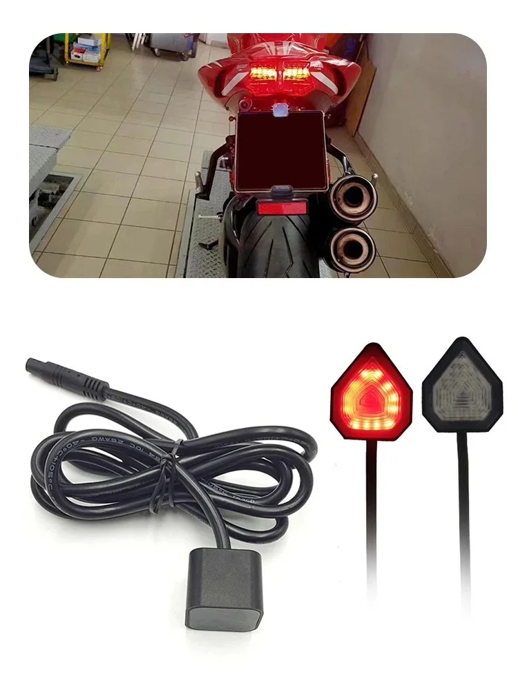Motorcycle BSD Blind Spot Detection System 77Ghz Millimeter Wave Radar Change Lane Aided Parking Safety Driving 50m Range