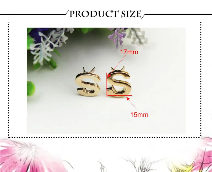 5 Stücke DIY Englisch 26 Buchstaben Metallnieten Klaue Nieten Für Taschen Kleidung Hüte Leder Dekor Alphabete Klaue Niet Handgemachte Handwerk – Detail 21