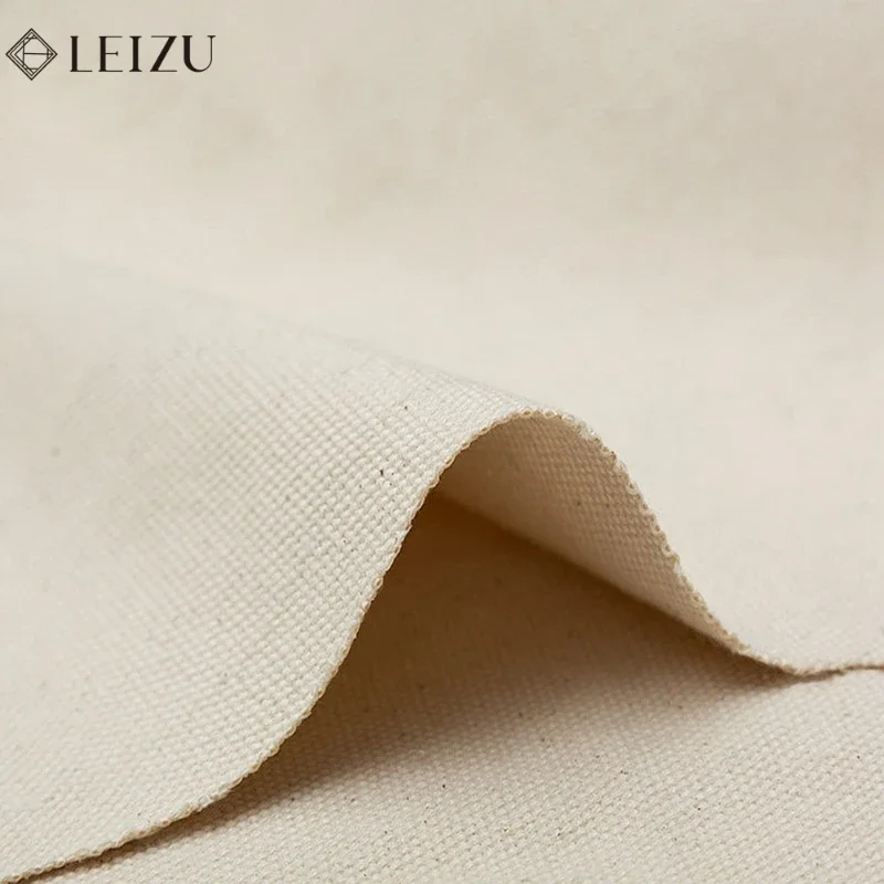 Primary Color 100% Cotton Canvas Fabric By Half Meters For Sewing Sofa Cover DIY Bags Cloth Material W300073