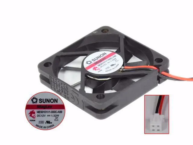 

SUNON ME50101V1-000C-A99 DC 12V 1.32W 50x50x10mm 2-Wire Server Cooling Fan