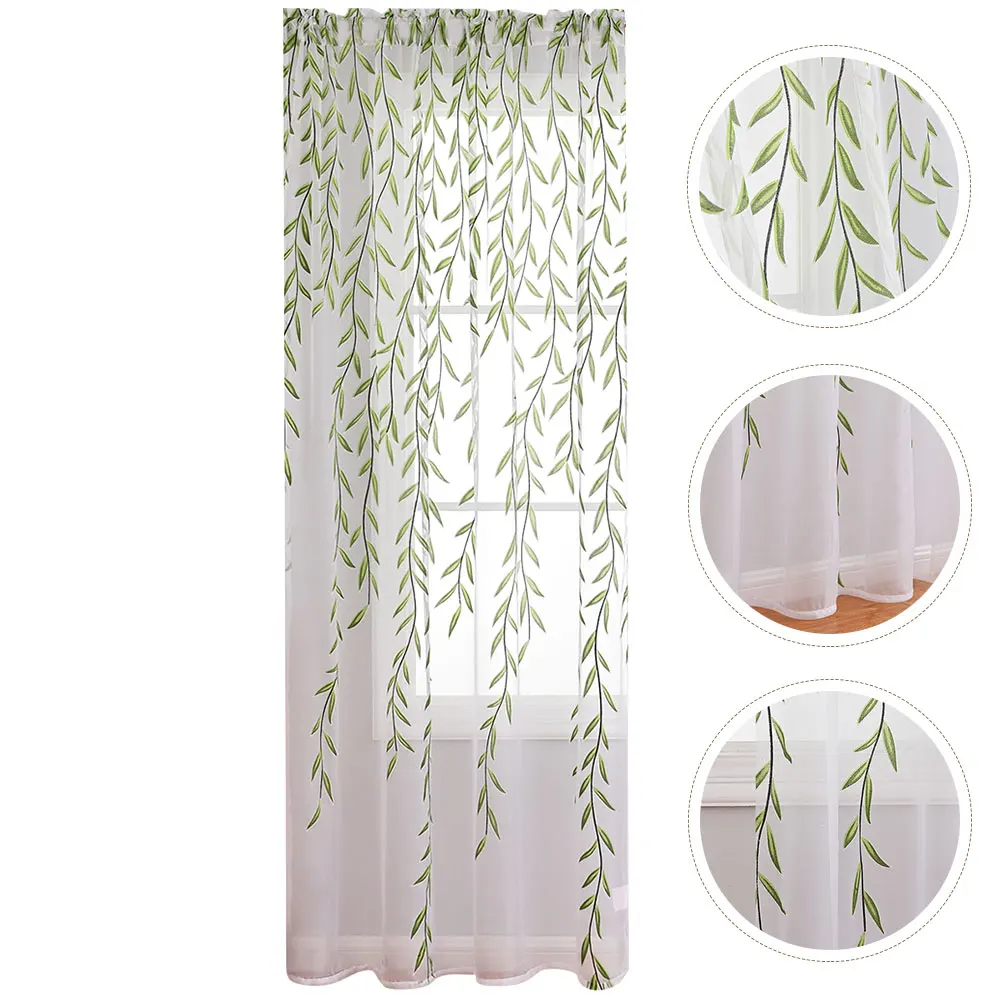 

Sheer Curtains White Gauze 140x260cm Premium Polyester Reliable Home Window Sheer Decor Privacy Elegant Drapes Treatment