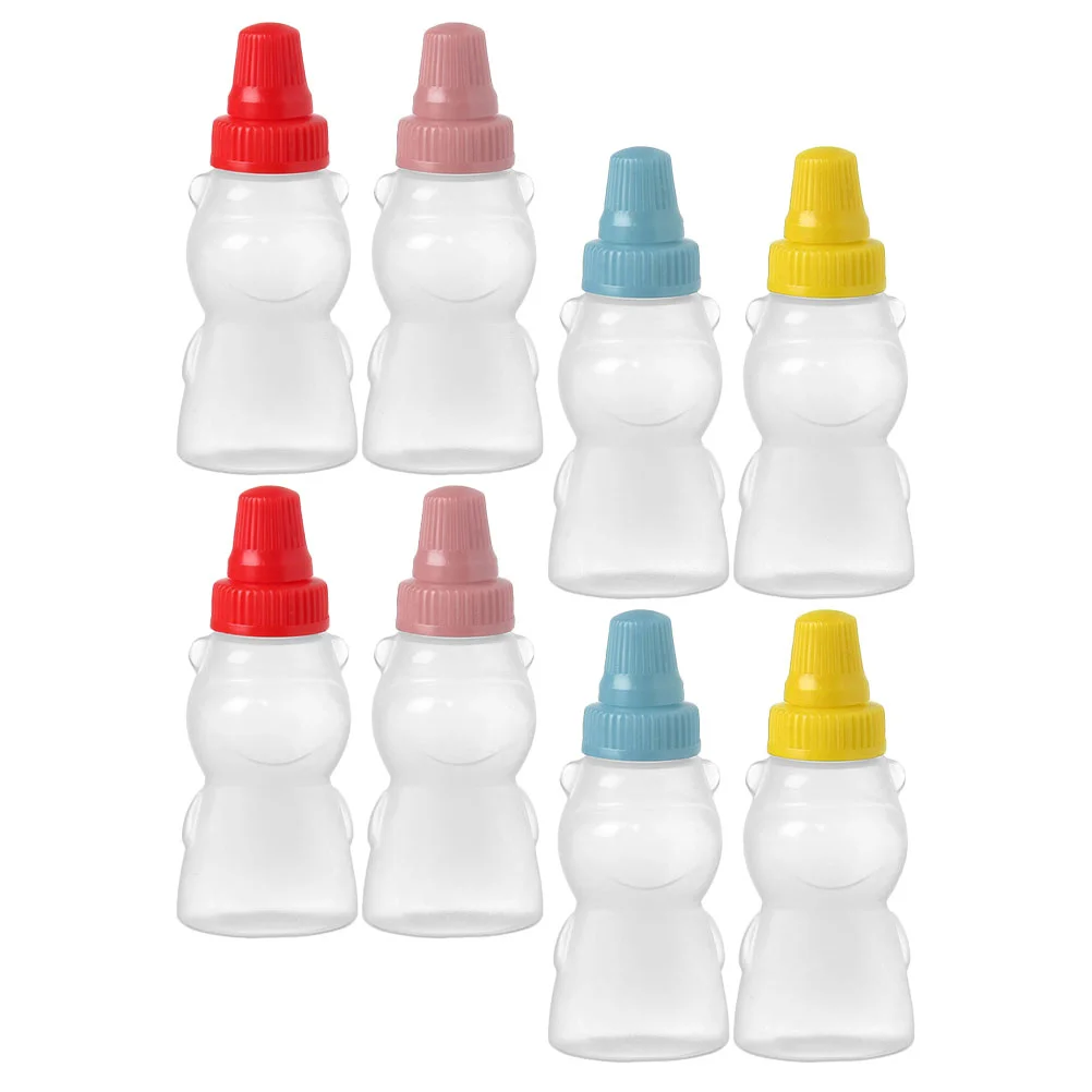 8 Pcs Sauce Bottle Kitchen Supplies Mini Bottles Soy Container Honey Tiny Jars Dispenser Castor Small