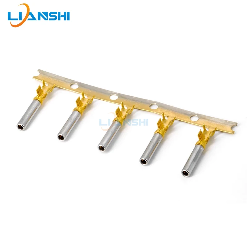 50pcs 1060-16-0144DT gold-plated male and female terminals 1062-16-0144 connectors with stamped spring inserts