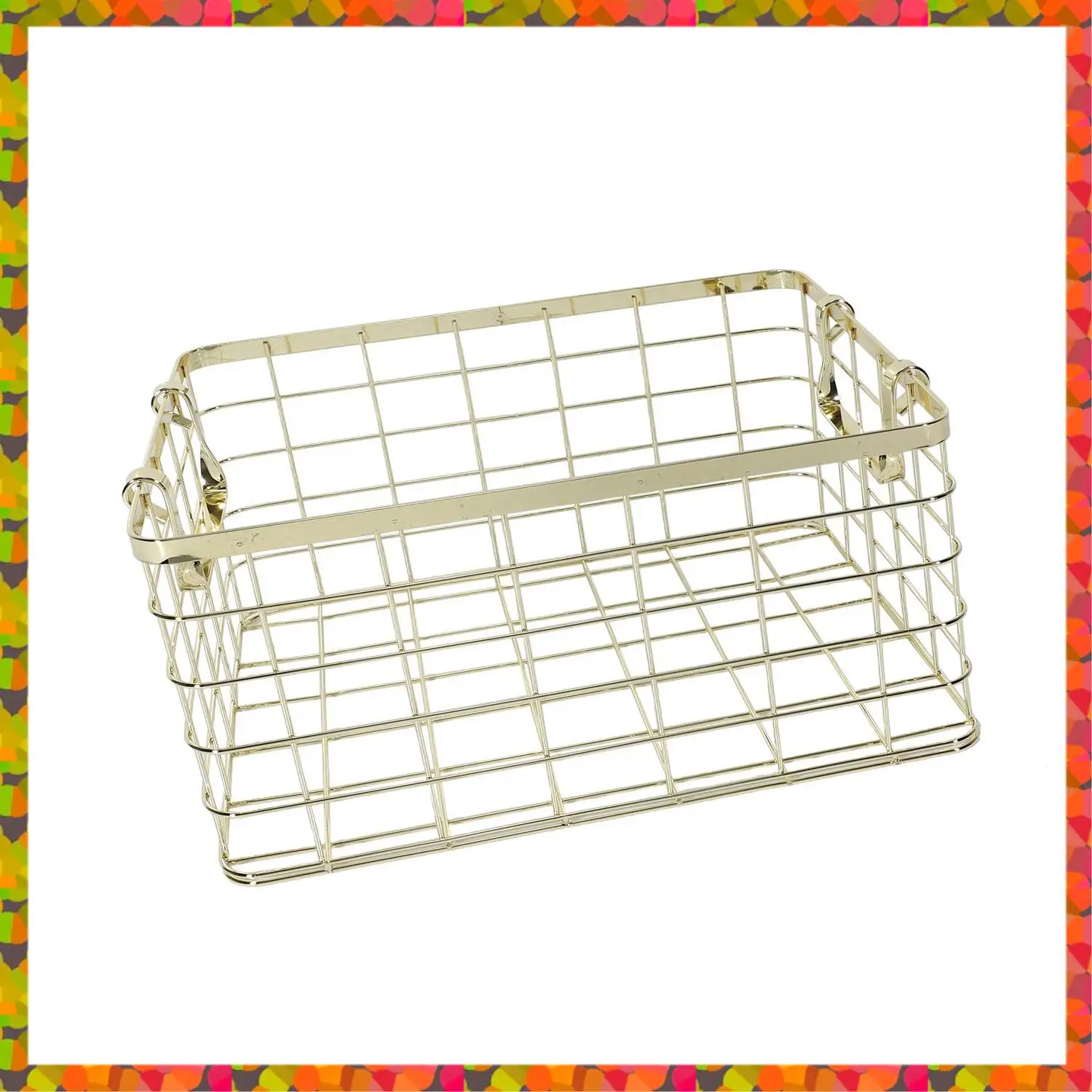 

Акция! Металлическая корзина для хранения, шикарная скандинавская железная сетка ручной работы, настольные полки, корзина для хранения одежды, косметики