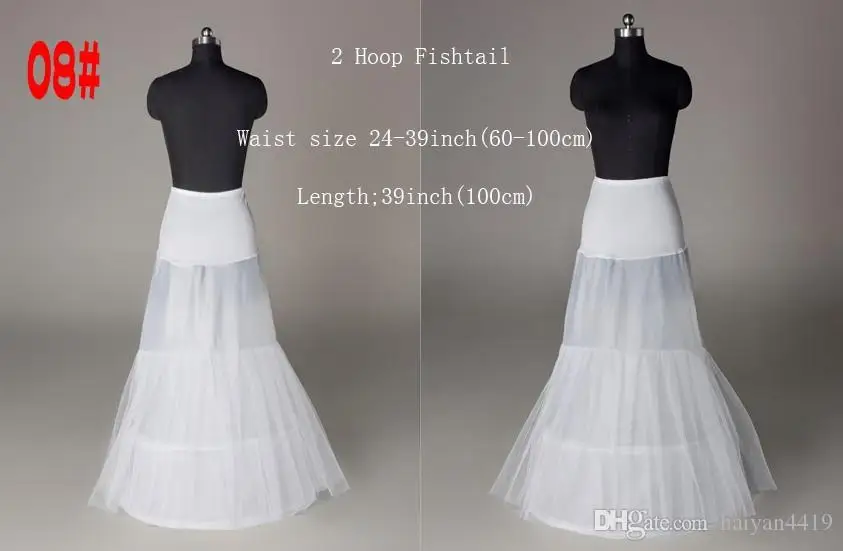 Net Petticoat Ball Gown Wedding Dress Mermaid A Line Crinoline Prom Evening Dress Petticoats 6 Style Bridal Wedding Accessories