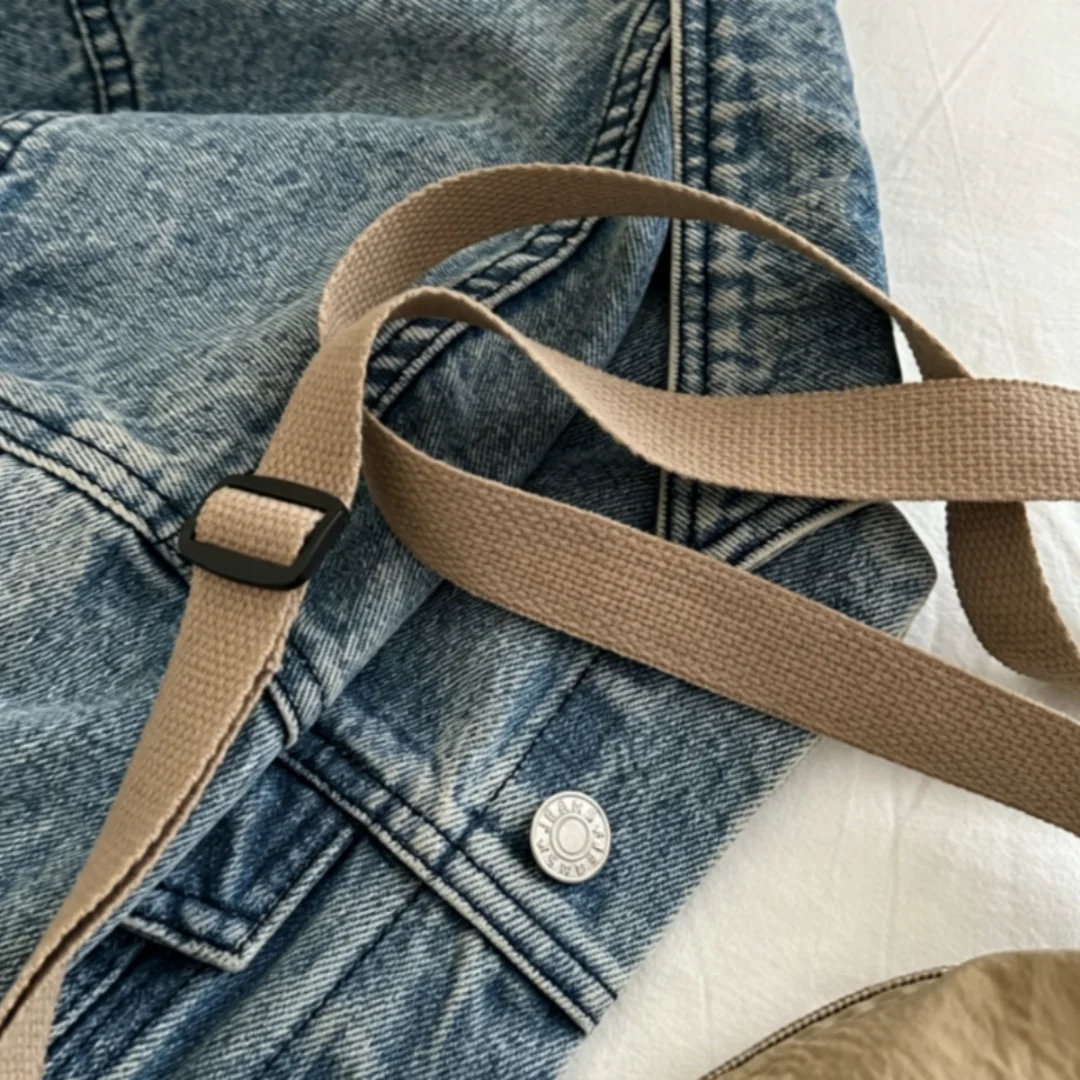 Leichte Damen-Umhängetasche für Pendler, einfache, einfarbige Sport-Hüfttasche, lässige Brusttasche für den täglichen Gebrauch und die Arbeit – Detail 17
