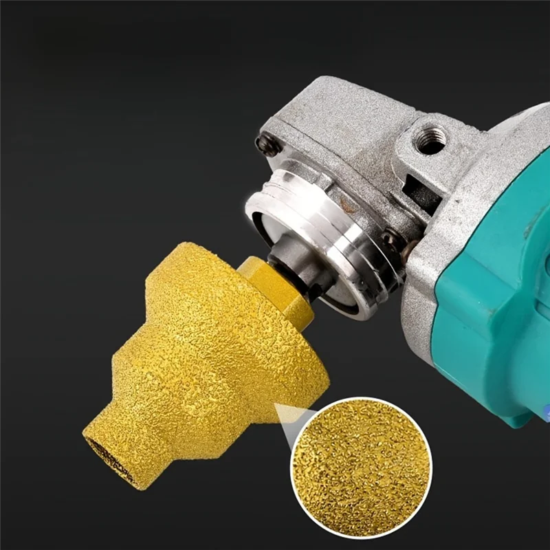 ABLN-Diamond Brazing Cone Reamer เจาะชุด Bit พร้อมอะแดปเตอร์ M10-20 มม., 35 มม., 50 มม. ขนาดสําหรับอิฐ, เจาะหินอ่อน, ตัด