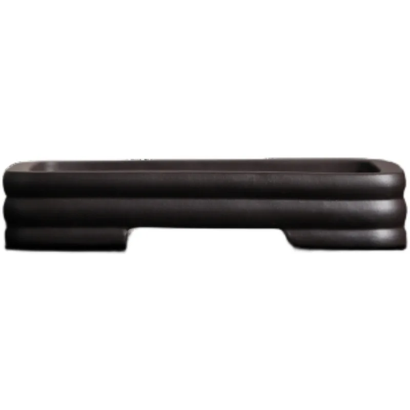 

Purple sand flower pot bonsai pot shallow pot bamboo joint non-porous raw ore handmade