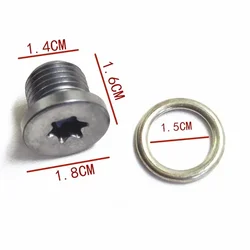Car Oil Drain Plug & Gaskets Screw Bolt For Audi A3 8P A4 B8 A6 C6 For VW Polo Tiguan Passat B7 Golf 7 6 MK6 MK7 N0138157