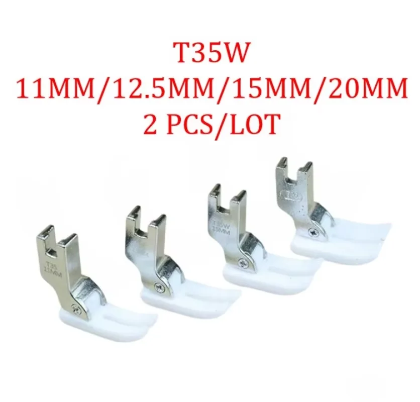 T35W T35CW T35WB T35CWB 11 12.5 15 Plastic Standard Presser Foot And Base For Industrial Single Needle Lockstitch Sewing Machine