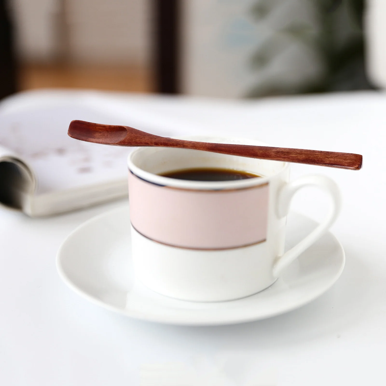 

5Pcs Honey Mixing Spoon High Quality Material Use Long Handle Design Perfect for Honey Syrup Viscous Substances