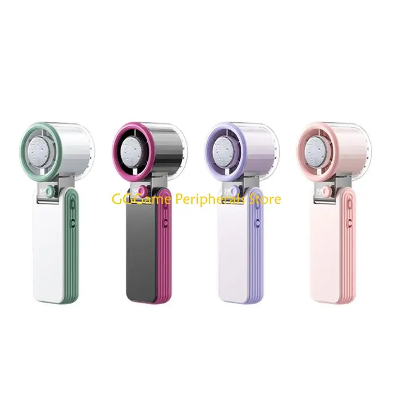 U55B USB Handheld Fan With Semiconductor Technology And Adjustable Wind Speeds Up To 199 Level