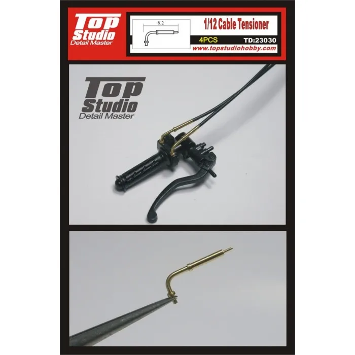 トップスタジオ1:12アクセラレータケーブル,金属付属品,td23030,変更と組み立て,モデルアクセサリー