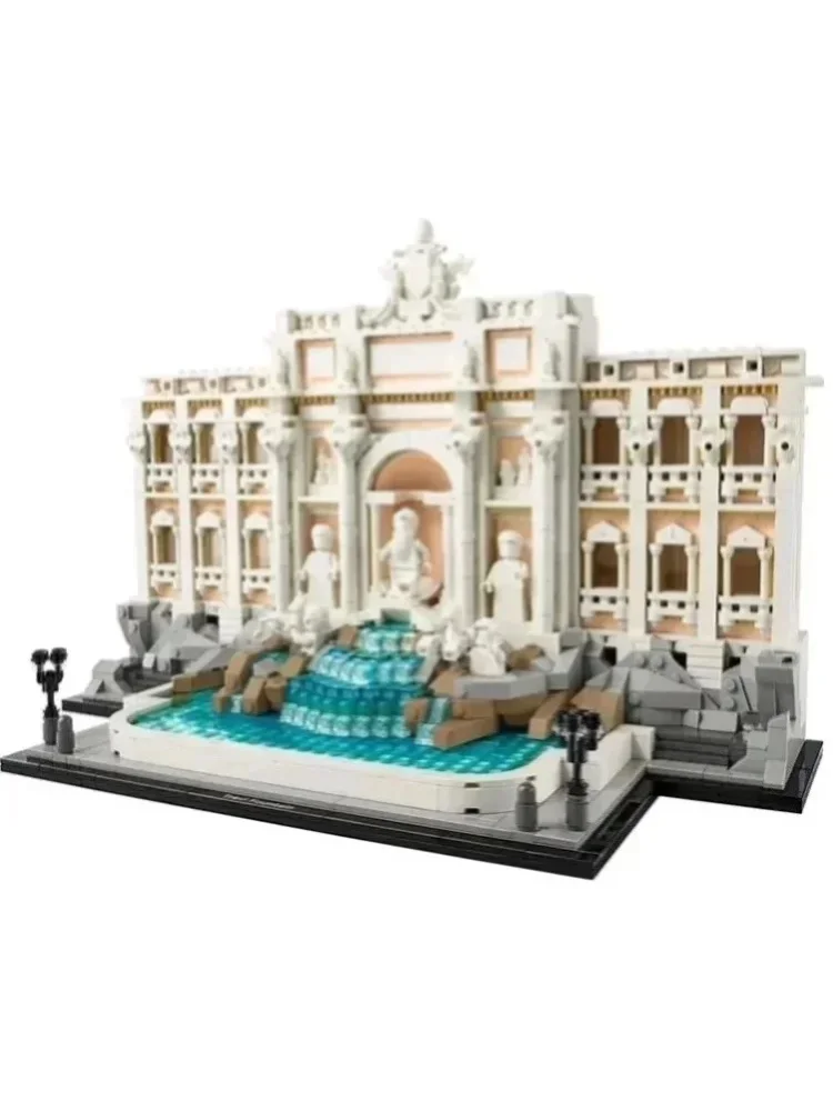 1880 Teile Raumdekoration Brunnen Architektur Baustein-Set Konstruktions-Ziegelstein-Modell Erwachsene Geburtstag Weihnachtsgeschenke