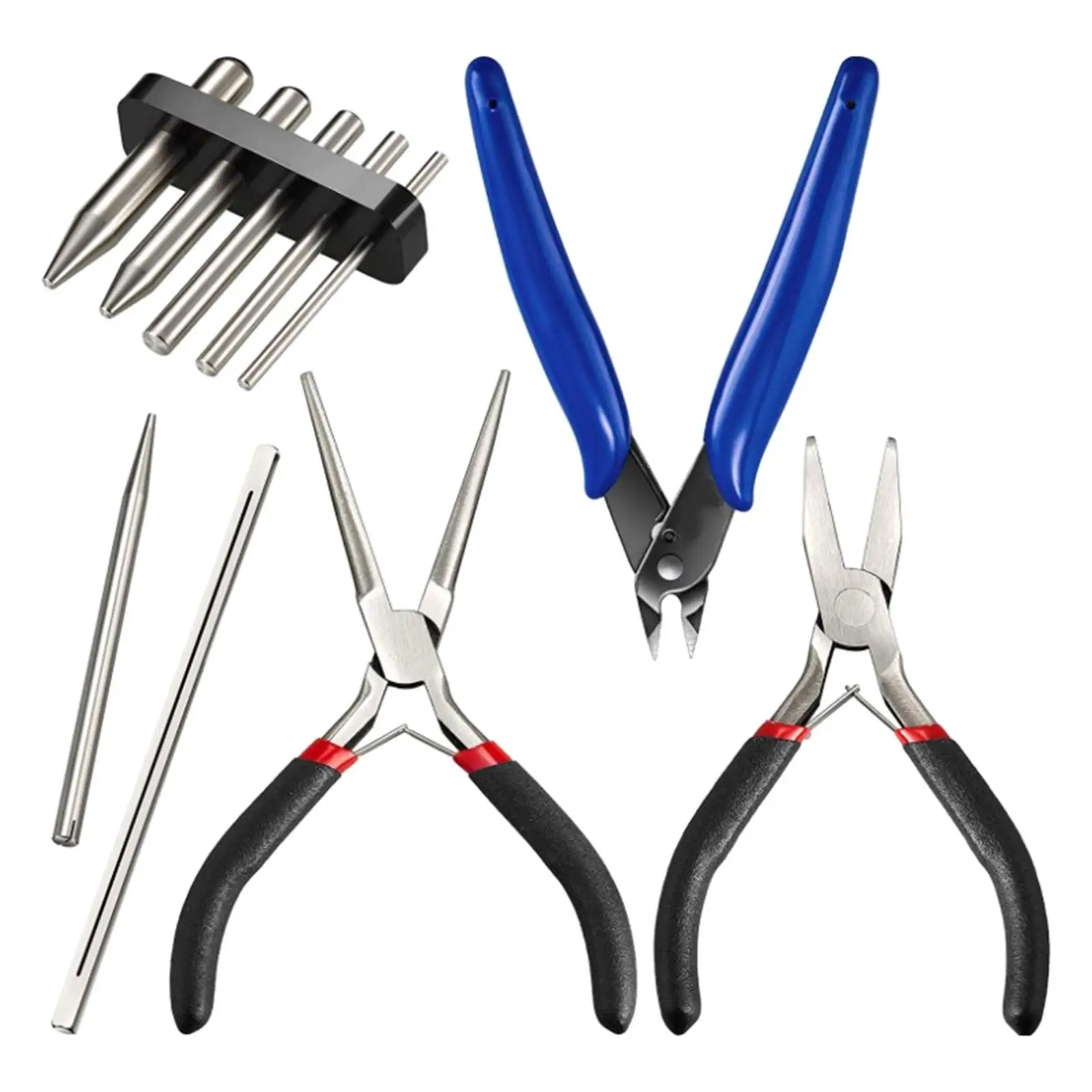 DIY Jewelry Pliers Set Cutting Wire Pliers Tools Accessories Beading for Electronics Soldering Model Building Alloy Durable