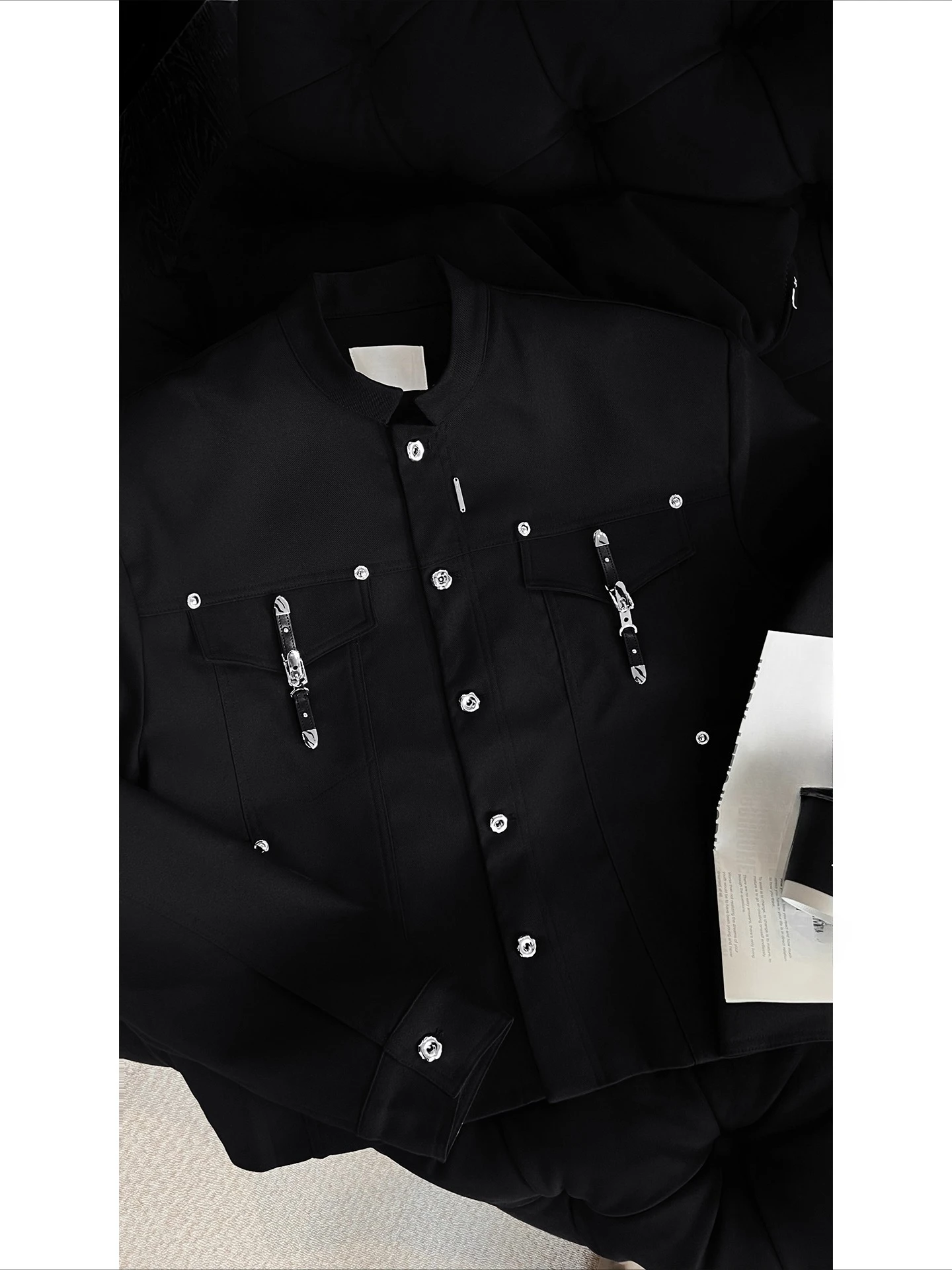 2025 Men's Autumn New Solid Color Stand Collar Jacket Sets Men's Trendy 2pcs Masculinity Stylish Comfort Chic Coats Pants Sets