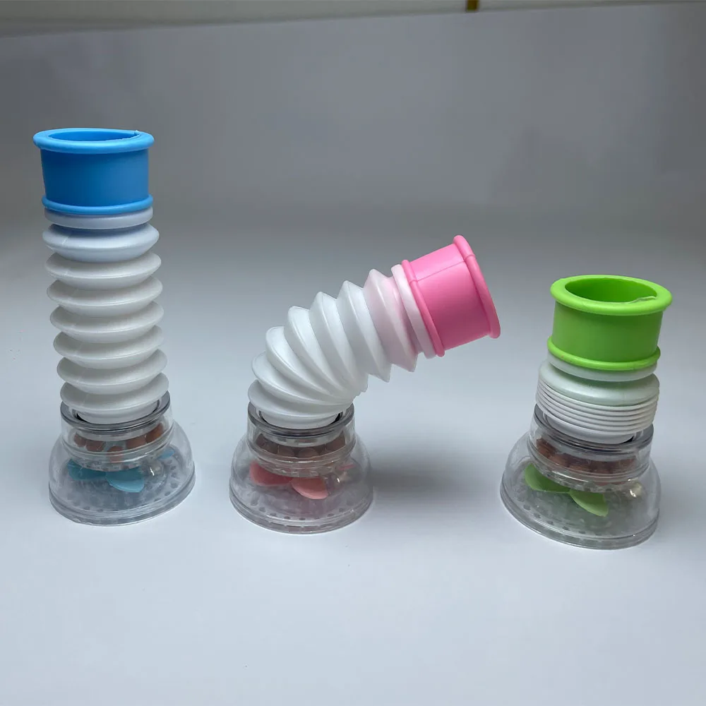 New 360Swivel Extension Kitchen Faucet Aerator Telescopic Hose Sprayer Filter Diffuser Water Saving Nozzle Bath Faucet Connector