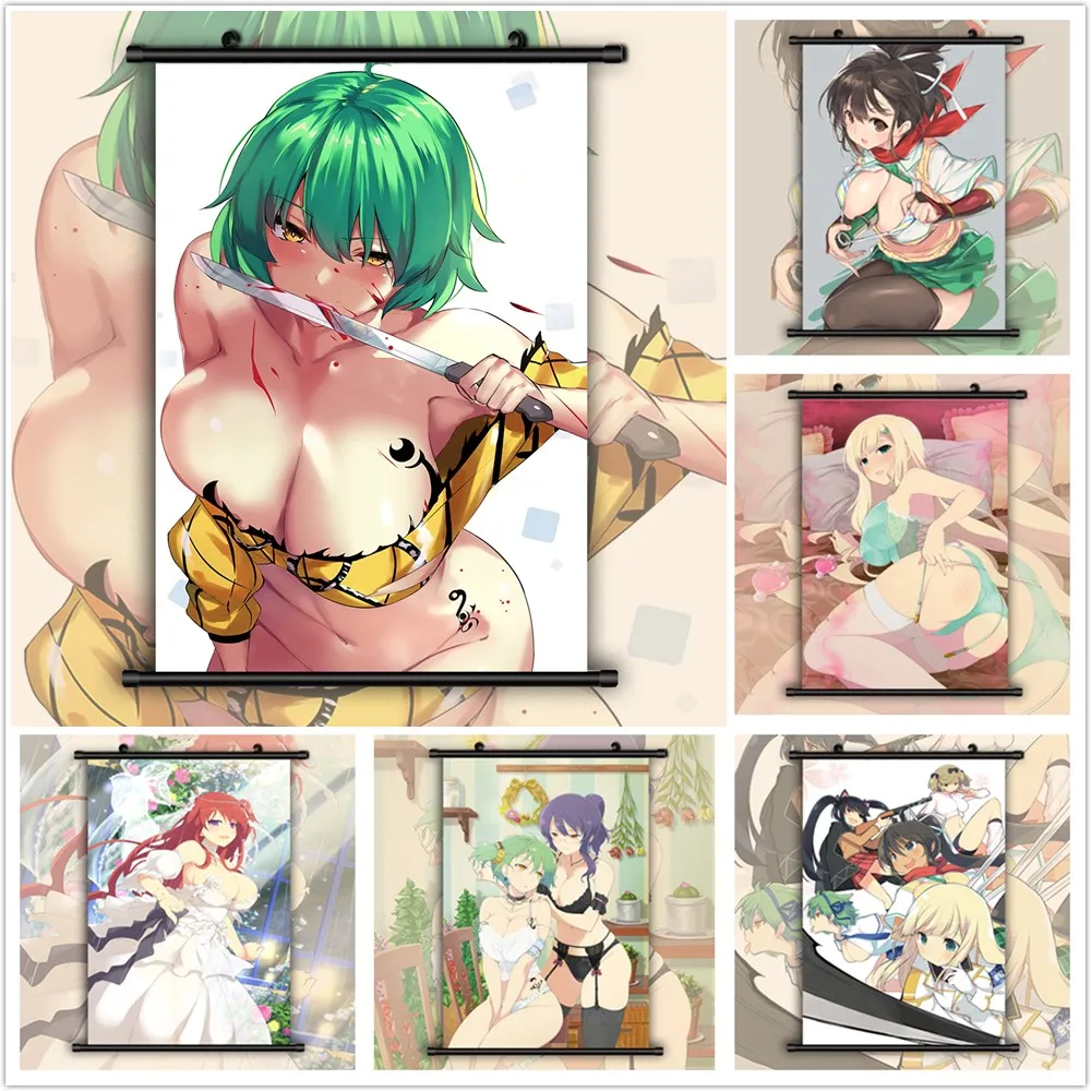 DIY 5D Diamond Painting Senran Kagura Asuka Yuyu Mio Anime Cross Stitch Kit Diamond Embroidery Mosaic Home Decor Diamond Art