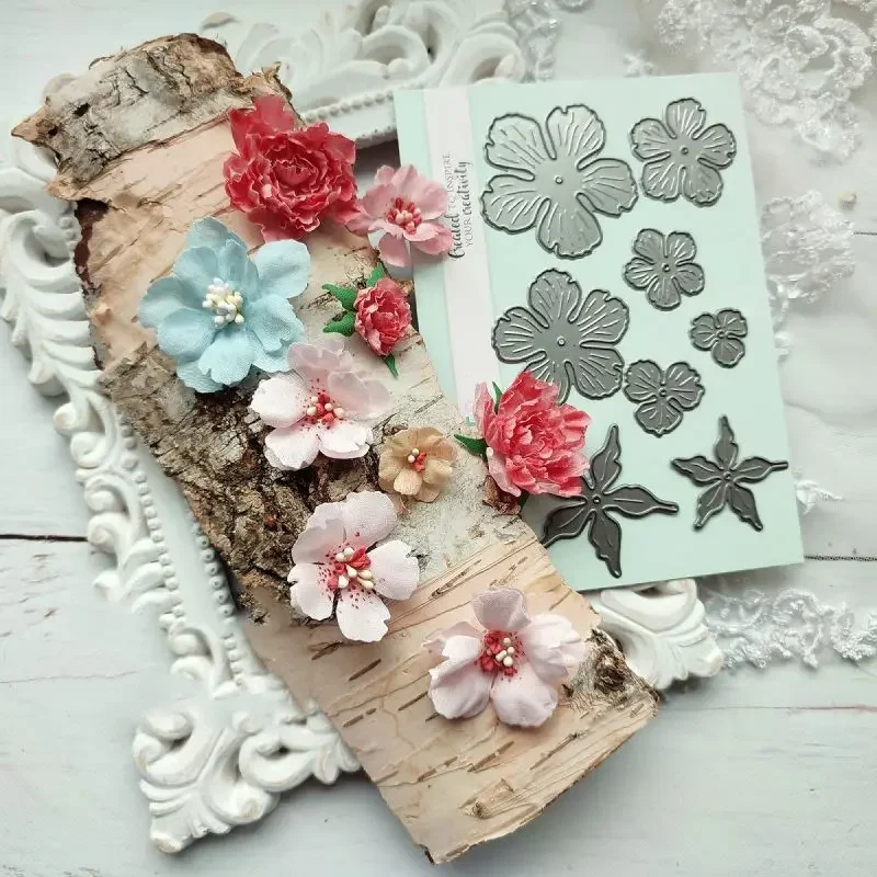 Mmao Craft metal cutting dies cut die mold Flower leaf frame series Scrapbook paper craft knife mould blade punch stencils dies