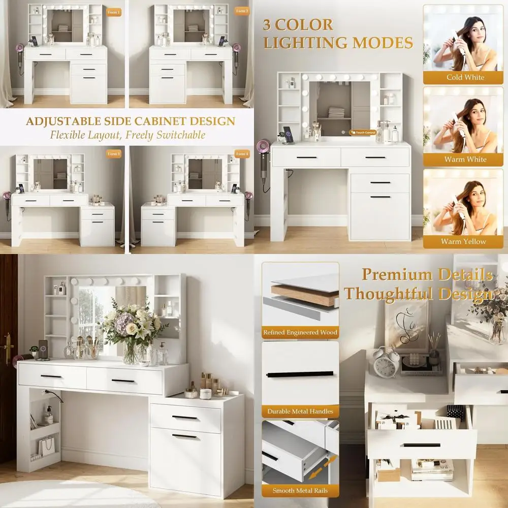 Ml Vanity Desk With… - image