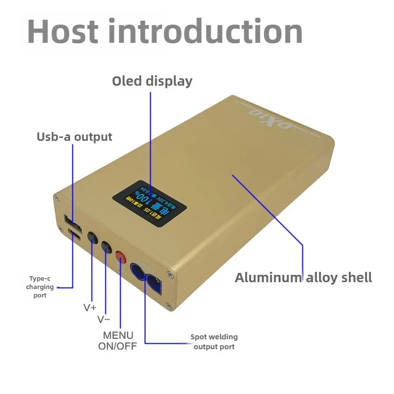 

Handheld Spot Welding Machine Portable Xiuzhen Mini 18650 Touch Welding Machine Mini Comes with A Rechargeable Lithium Battery T