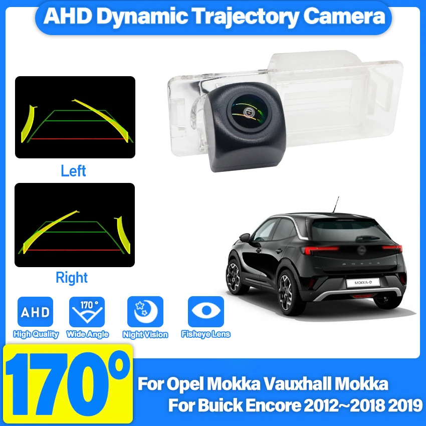 170 degree Wide Angle CCD HD AHD Fisheye Rear View Camera For Opel Mokka Vauxhall Mokka For Buick Encore 2012~2017 2018 2019 Car