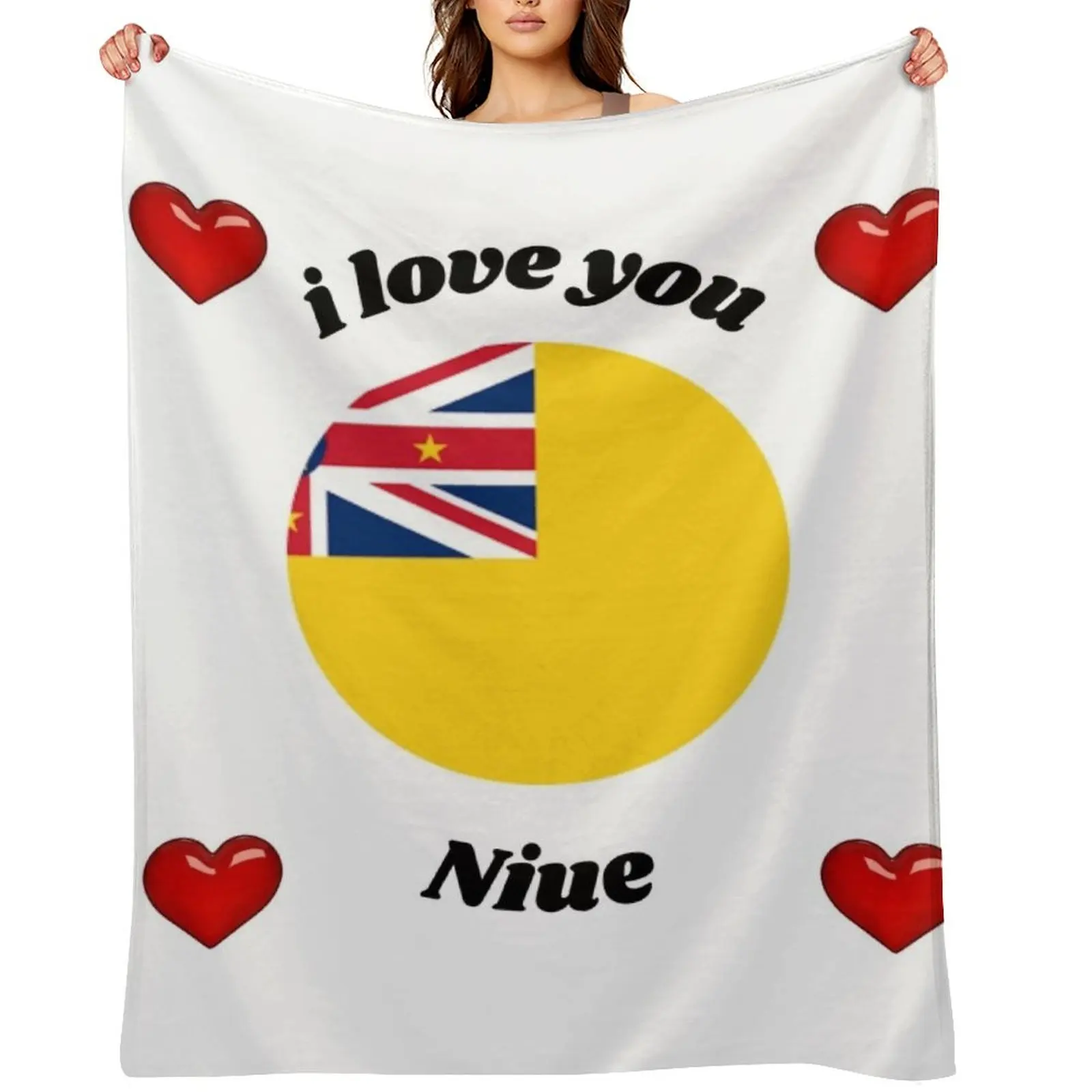 

flag niue Throw Blanket funny gift wednesday for sofa sofa bed Blankets