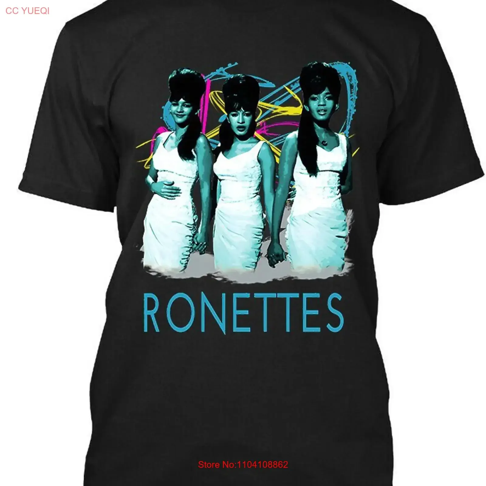 Limited New List The Ronettes American Soul Doo wop Music Classic T Shirt S 4XL vintage Washed Stretched Soft fashion Versatile