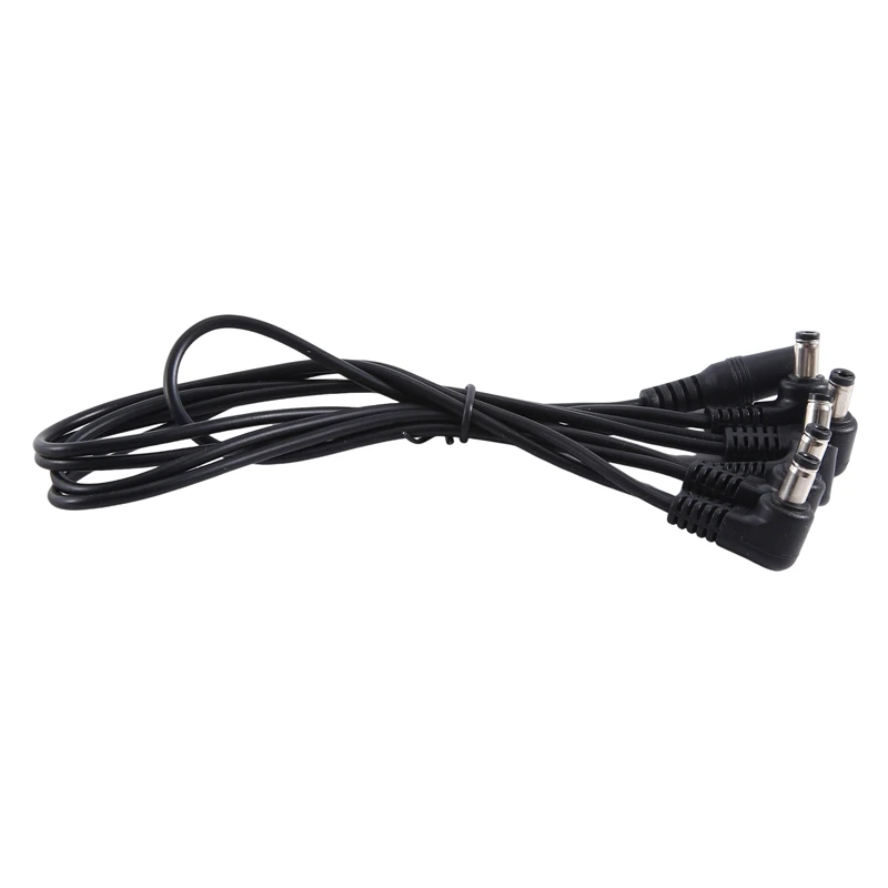 Guitar Effect Pedal Power Supply Adapter 9V Tip Negative 5 Way Daisy Chain Cables For Guitar Effect Pedal